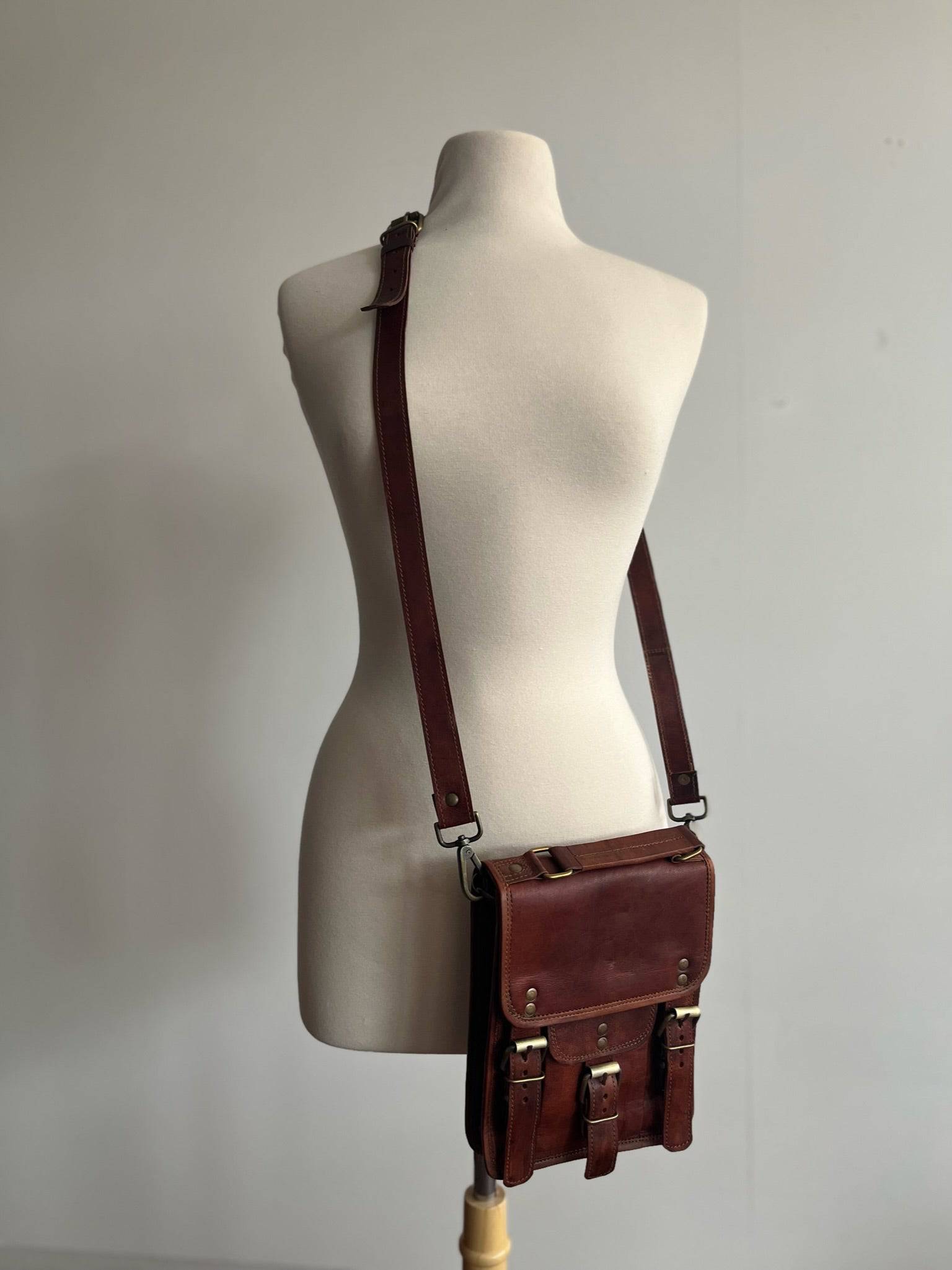 9 “ TALL SATCHEL - Out of the Blue