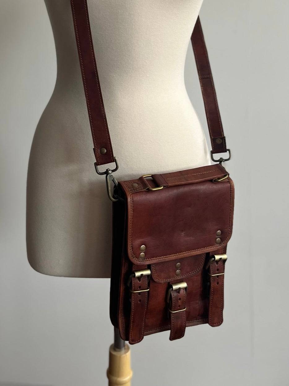 9 “ TALL SATCHEL - Out of the Blue