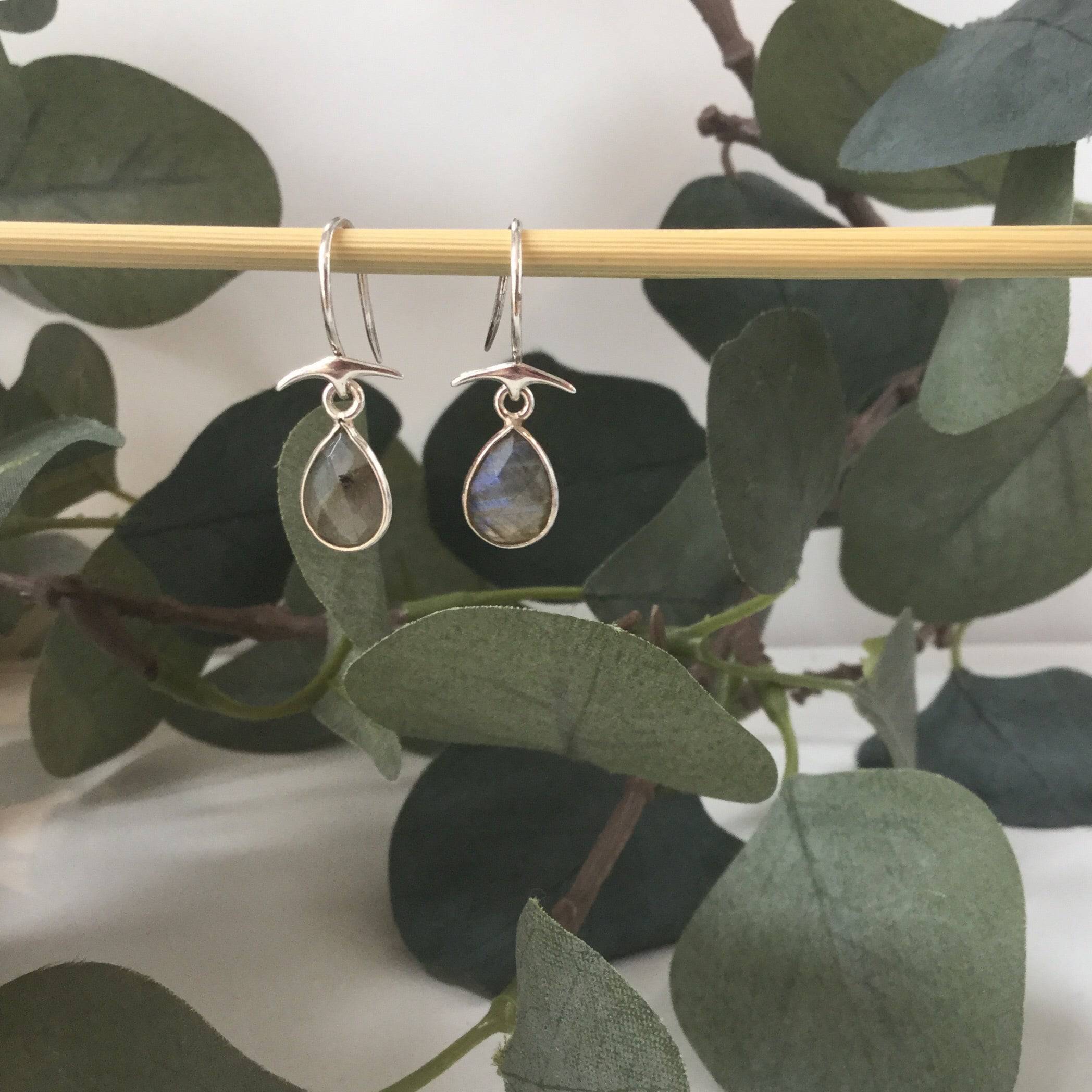 LABRADORITE EARRING - Out of the Blue