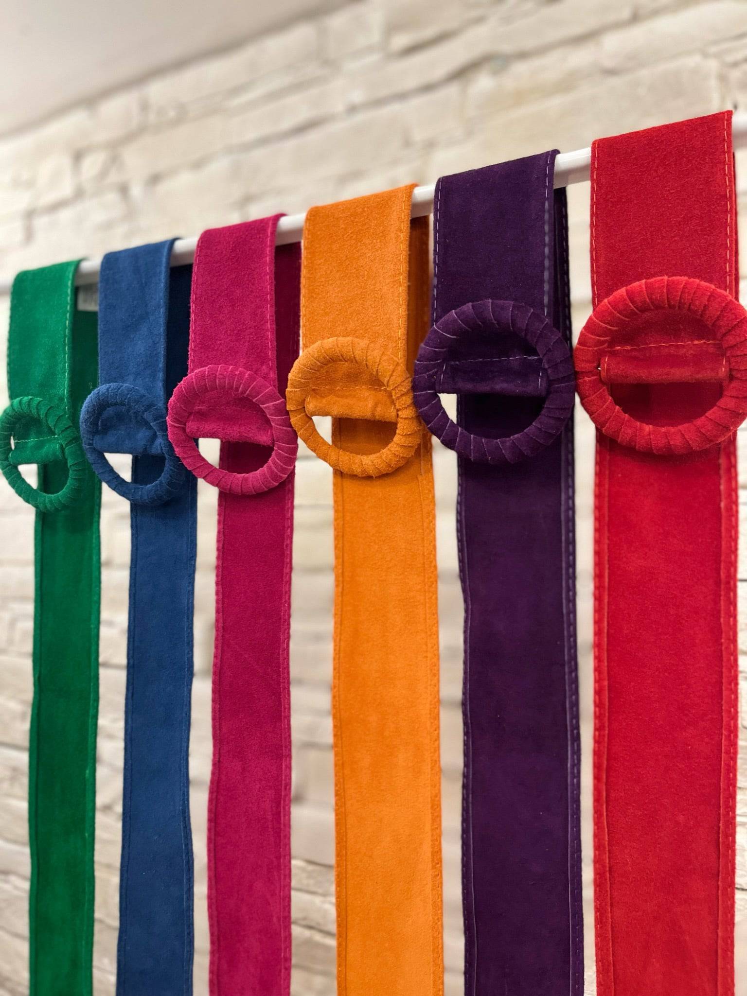 Suede Belt - Brights - Out of the Blue