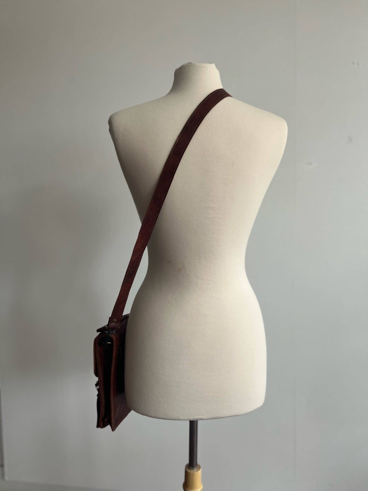 9 “ TALL SATCHEL - Out of the Blue